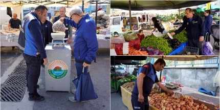 İlkadım Semt Pazarlarına Belediye Tartısı